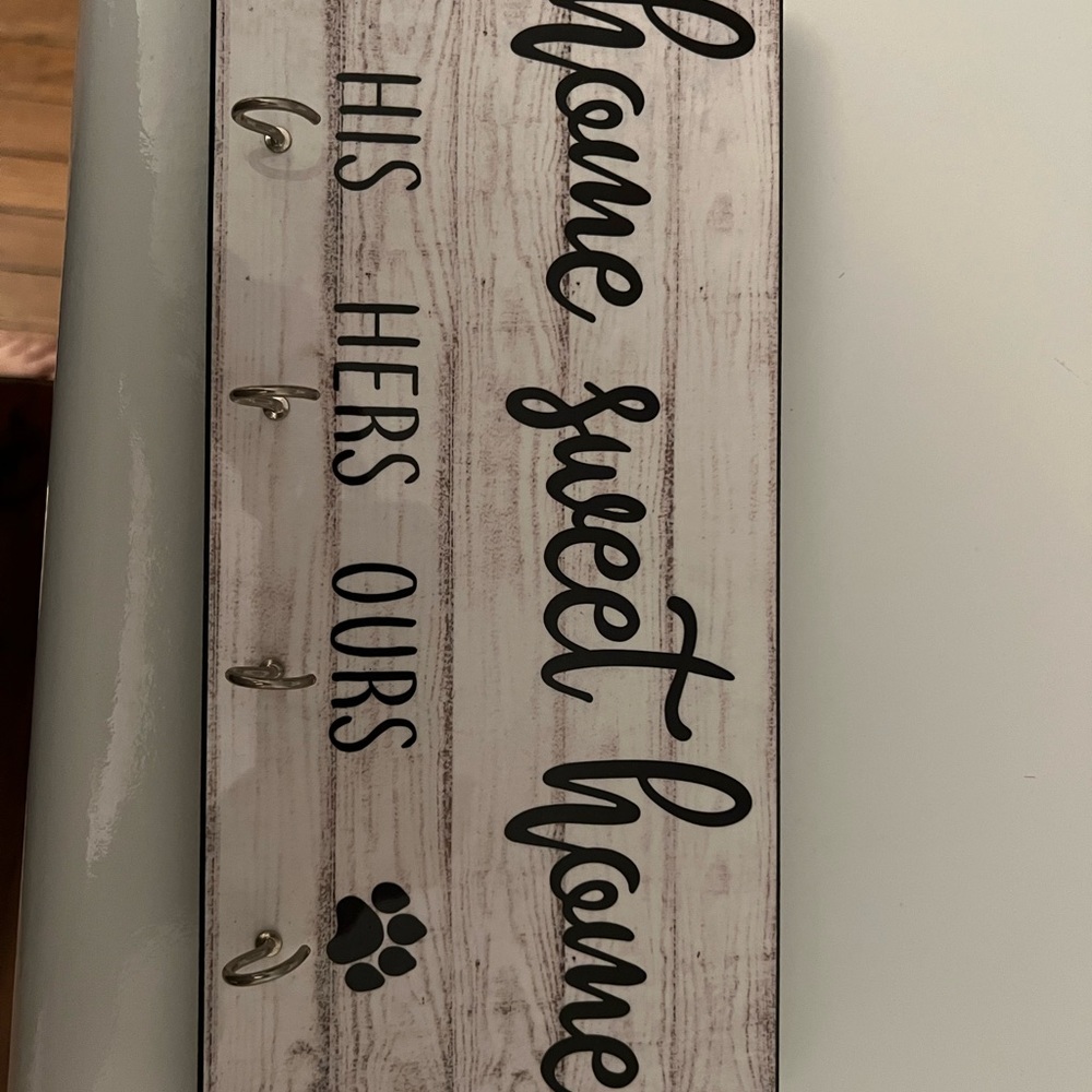 Home sweet home sign